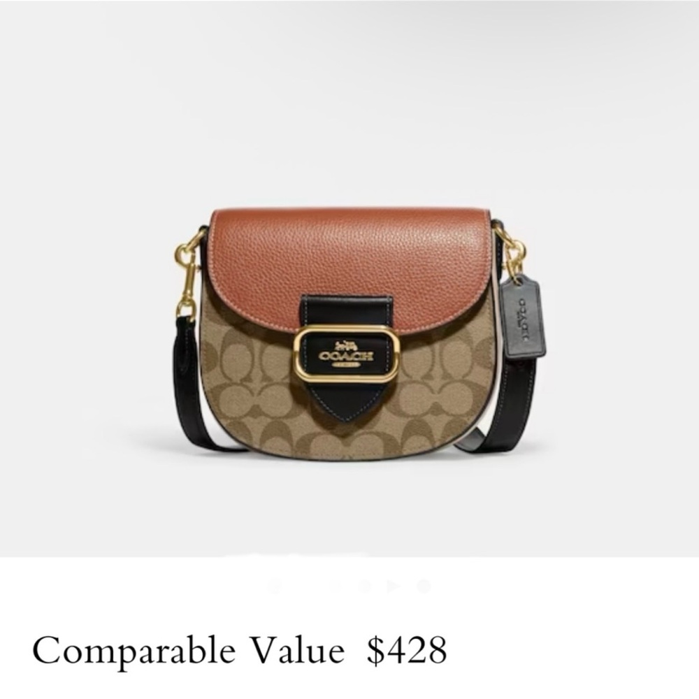 Coach Morgan Saddle Bag In Colorblock
Signature Canvas - Picture 5 of 16